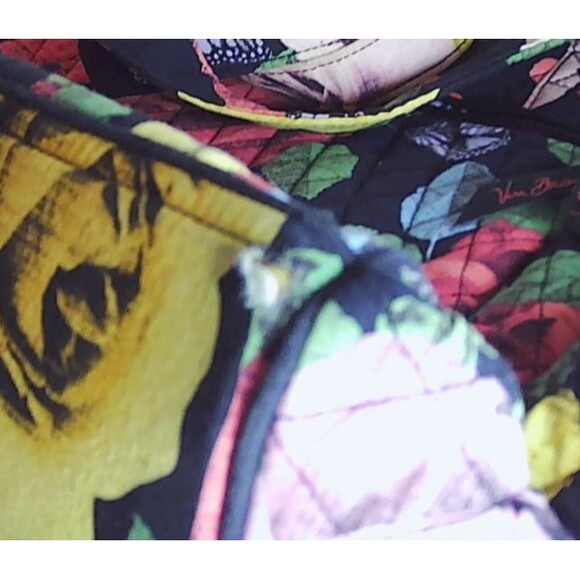 Vera Bradley LARGE DELUXE DUFFEL BAG Havana Rose Quilted Floral Travel Bag - Picture 9 of 9